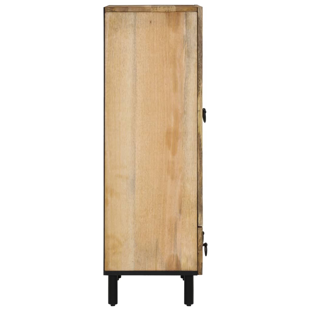 vidaXL Highboard 60x33x100 cm Massivholz Mango
