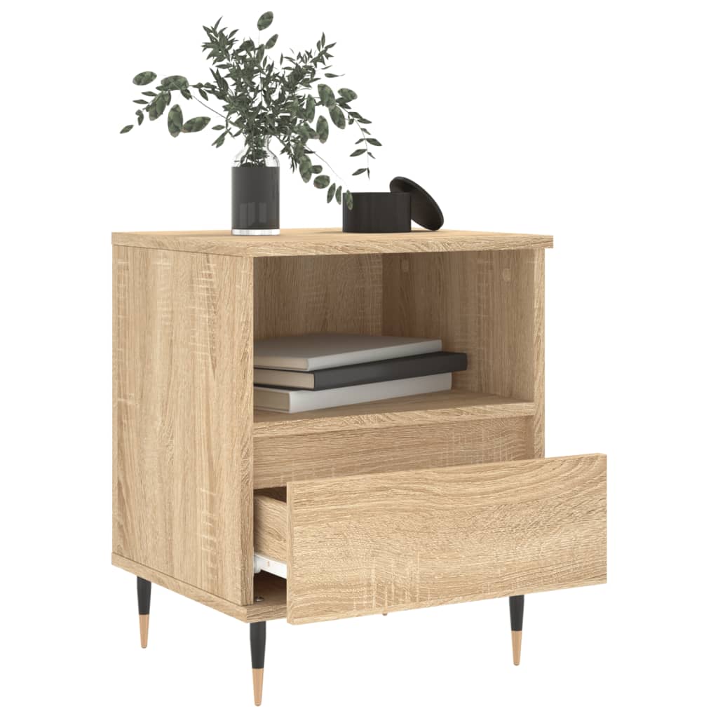 vidaXL Nachttisch Sonoma-Eiche 40x35x50 cm Holzwerkstoff