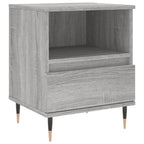 vidaXL Nachttisch Grau Sonoma 40x35x50 cm Holzwerkstoff