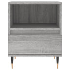 vidaXL Nachttisch Grau Sonoma 40x35x50 cm Holzwerkstoff