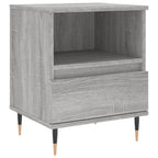 vidaXL Nachttische 2 Stk. Grau Sonoma 40x35x50 cm Holzwerkstoff