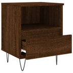 vidaXL Nachttisch Braun Eichen-Optik 40x35x50 cm Holzwerkstoff
