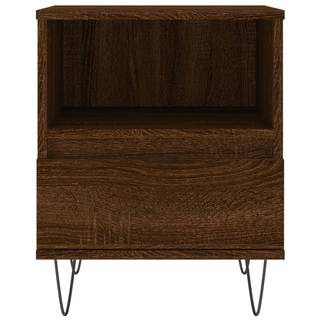vidaXL Nachttisch Braun Eichen-Optik 40x35x50 cm Holzwerkstoff