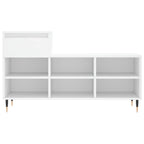 vidaXL Schuhregal Weiß 102x36x60 cm Holzwerkstoff