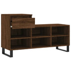 vidaXL Schuhregal Braun Eichen-Optik 102x36x60 cm Holzwerkstoff