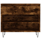 vidaXL Schuhregal Räuchereiche 70x36x60 cm Holzwerkstoff