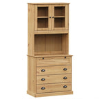 vidaXL Highboard VIGO 80x40x176 cm Massivholz Kiefer