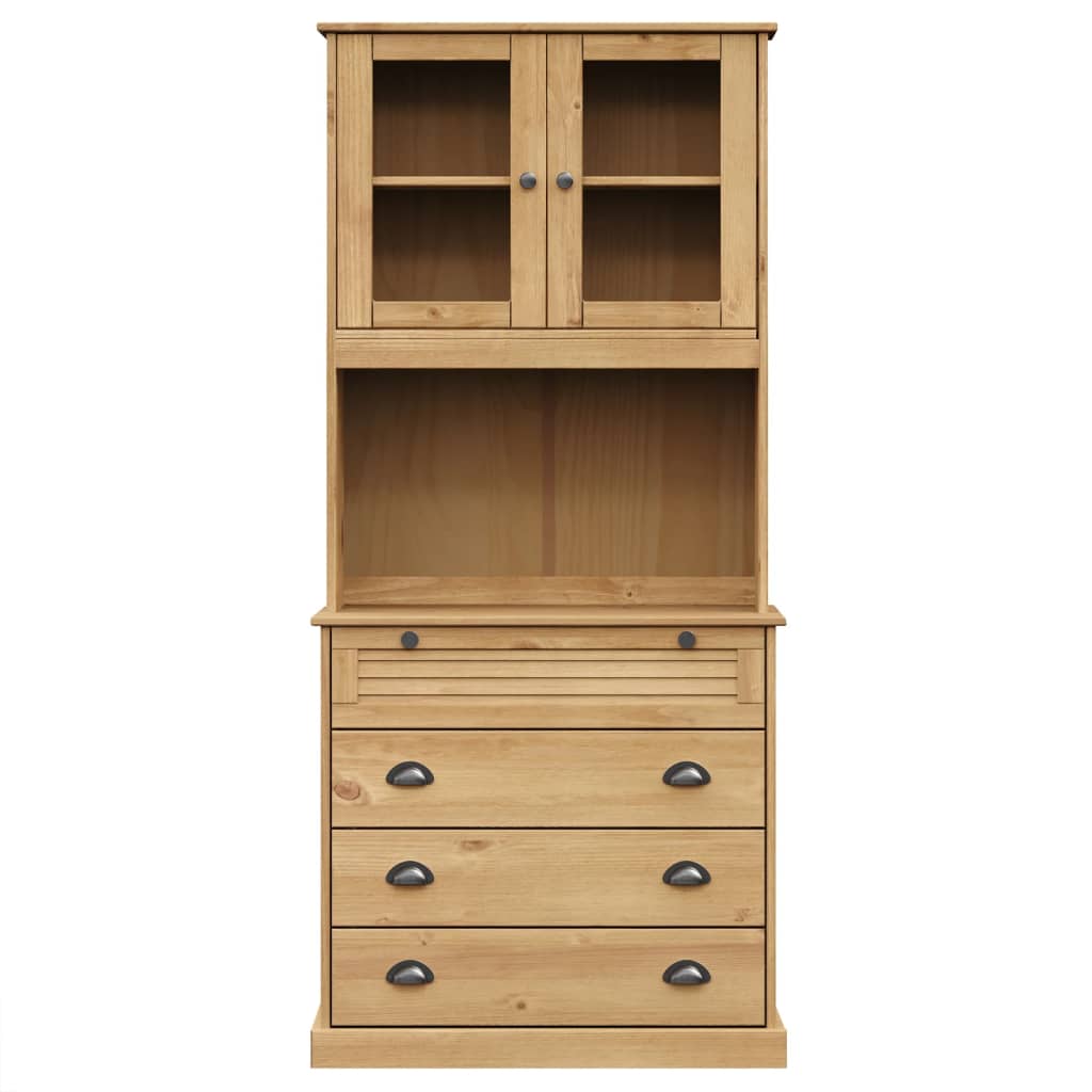 vidaXL Highboard VIGO 80x40x176 cm Massivholz Kiefer
