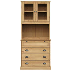 vidaXL Highboard VIGO 80x40x176 cm Massivholz Kiefer
