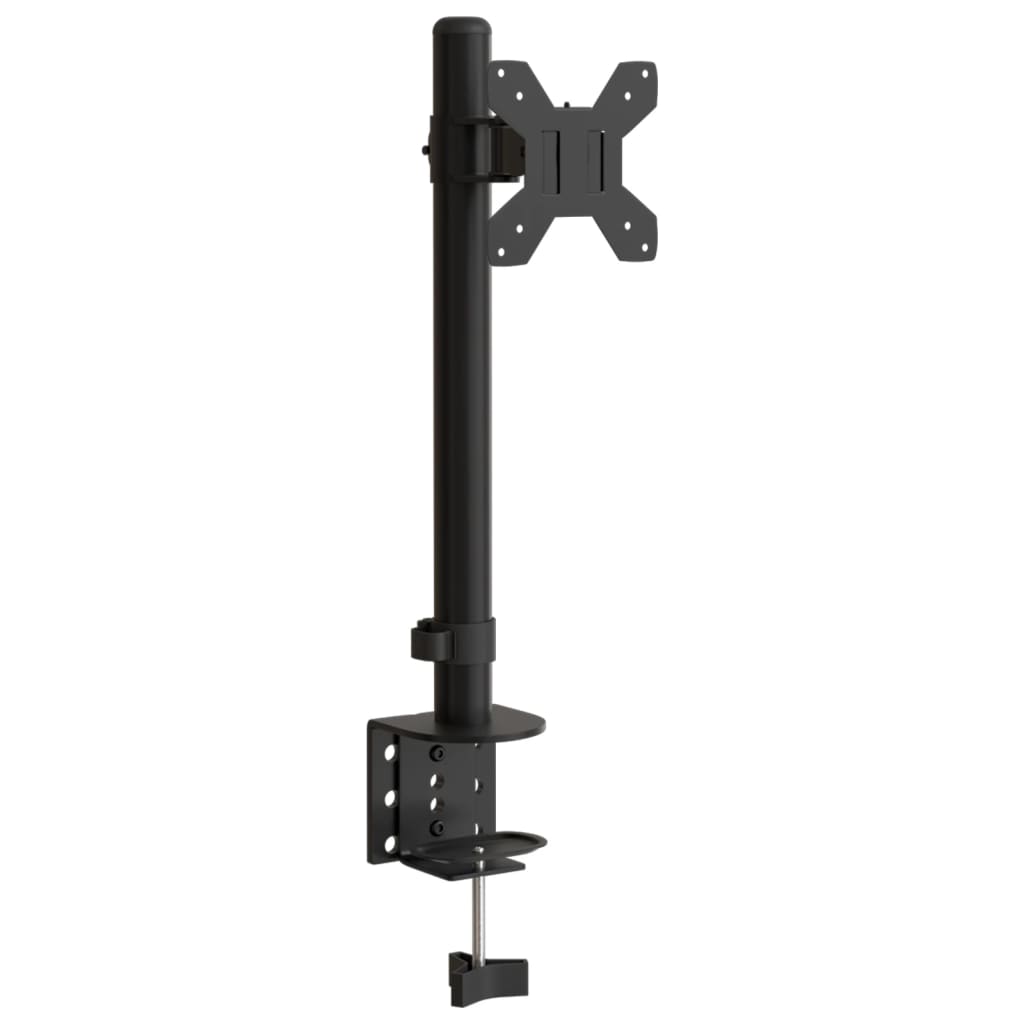 vidaXL Monitorhalterung Schwarz Stahl VESA 75/100 mm