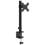 vidaXL Monitorhalterung Schwarz Stahl VESA 75/100 mm