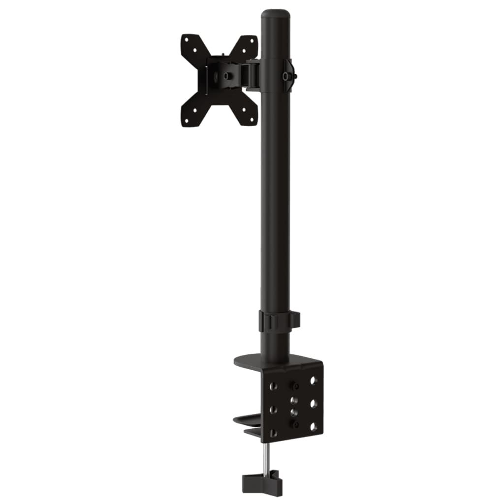vidaXL Monitorhalterung Schwarz Stahl VESA 75/100 mm