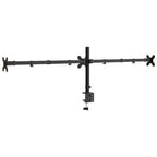 vidaXL Tischhalterung für 3 Monitore Schwarz Stahl VESA 75/100 mm