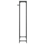 vidaXL Weinregal für 27 Flaschen Schwarz 34x18x100 cm Schmiedeeisen