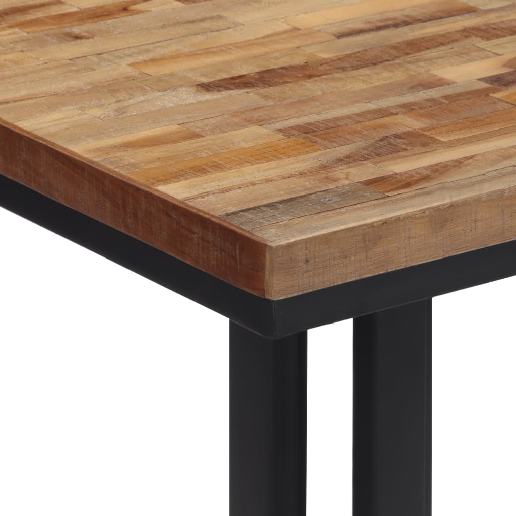 vidaXL Couchtisch 55x55x40 cm Recyceltes Massivholz Teak