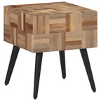 vidaXL Beistelltisch 40x40x45 cm Recyceltes Massivholz Teak