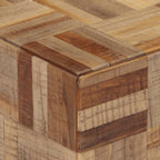 vidaXL Sitzbank 110x35x45 cm Recyceltes Massivholz Teak