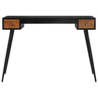 vidaXL Schreibtisch 117x56,5x75 cm Recyceltes Massivholz Teak