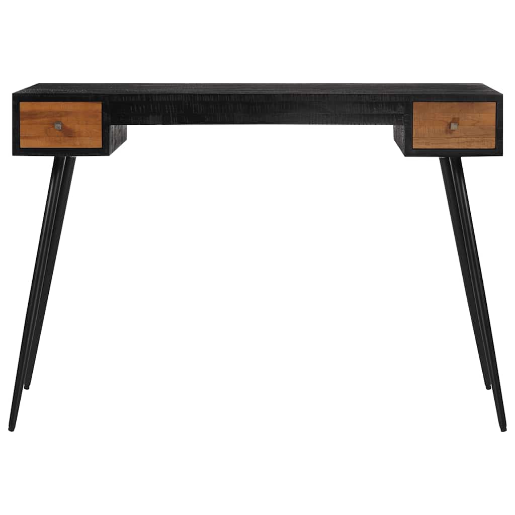 vidaXL Schreibtisch 117x56,5x75 cm Recyceltes Massivholz Teak