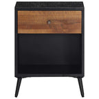 vidaXL Nachttisch 40x30x50 cm Massivholz Teak