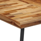 vidaXL Esstisch 120x62x76 cm Massivholz Teak