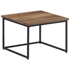 vidaXL Satztische 2 Stk. Massivholz Teak