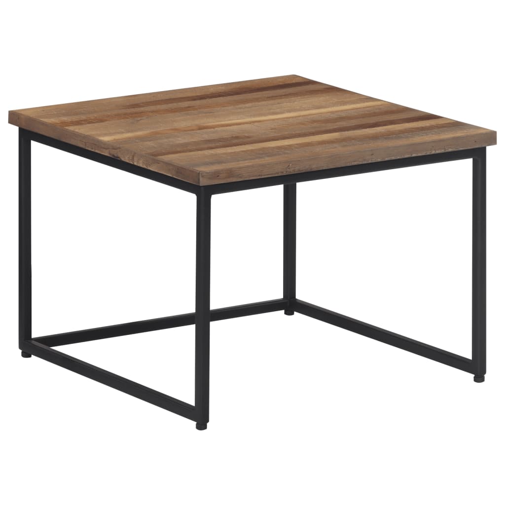 vidaXL Satztische 2 Stk. Massivholz Teak