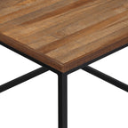 vidaXL Satztische 2 Stk. Massivholz Teak