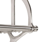 vidaXL Wandgarderobe mit Kleiderhaken Aluminium