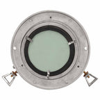 vidaXL Bullaugen-Spiegel Wandmontage Ø23 cm Aluminium und Glas