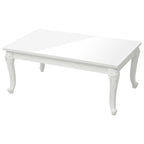 vidaXL Couchtisch Hochglanz-Weiß 100x50x42 cm Holzwerkstoff