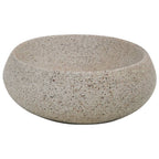 vidaXL Aufsatzwaschbecken Sandfarben Oval 59x40x15 cm Keramik