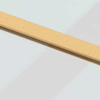 vidaXL Schiebetür Golden 76x205 cm ESG-Klarglas und Aluminium