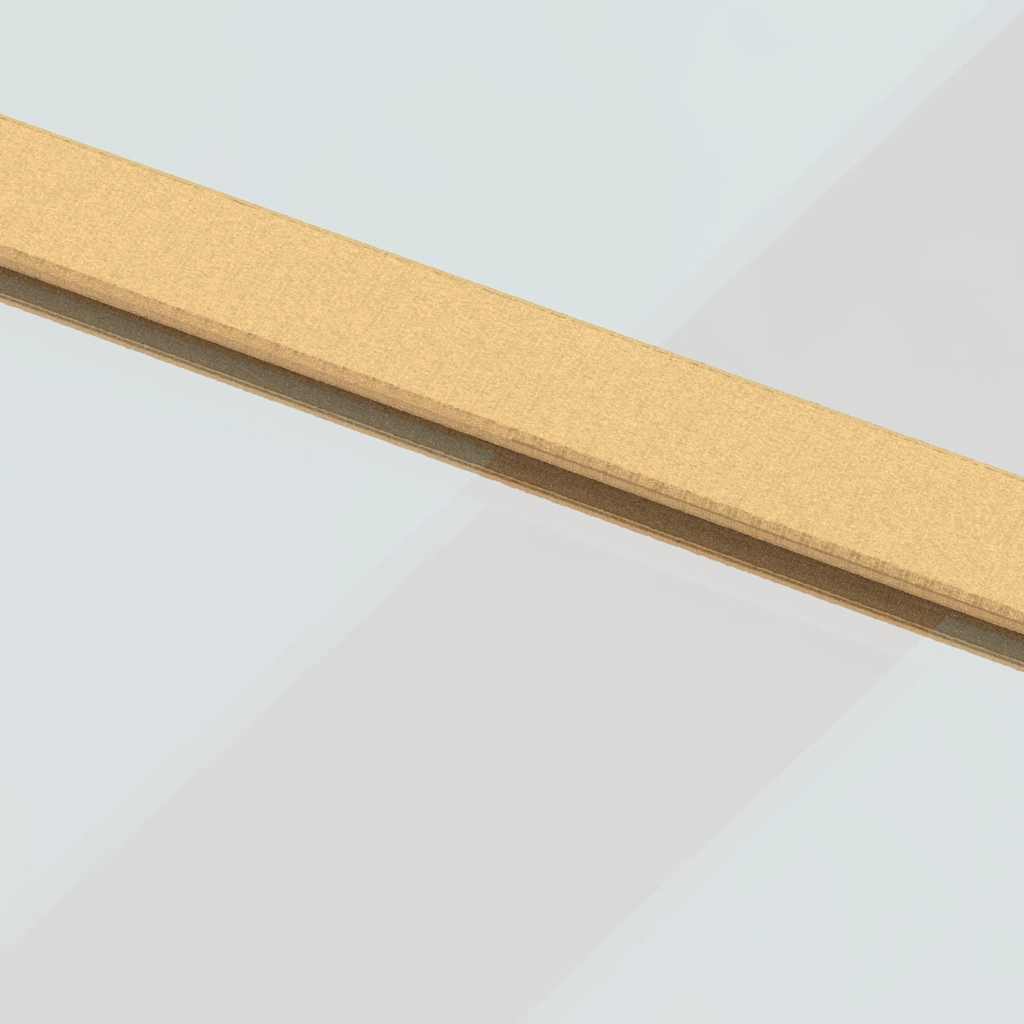 vidaXL Schiebetür Golden 76x205 cm ESG-Klarglas und Aluminium