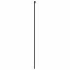 vidaXL Schiebetür Schwarz 76x205 cm Hartglas und Aluminium