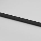vidaXL Schiebetür Schwarz 76x205 cm Hartglas und Aluminium