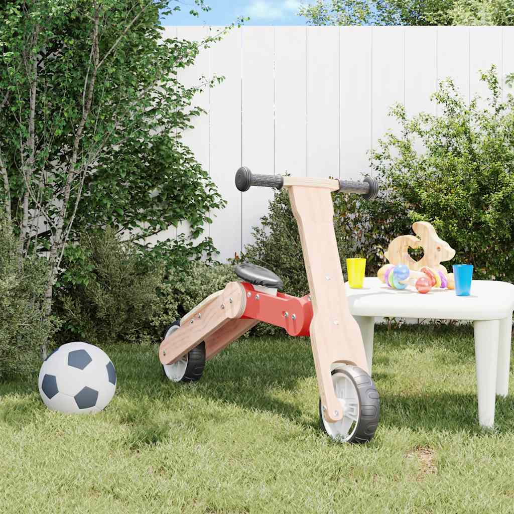 vidaXL Kinderroller 2-in-1 Rot