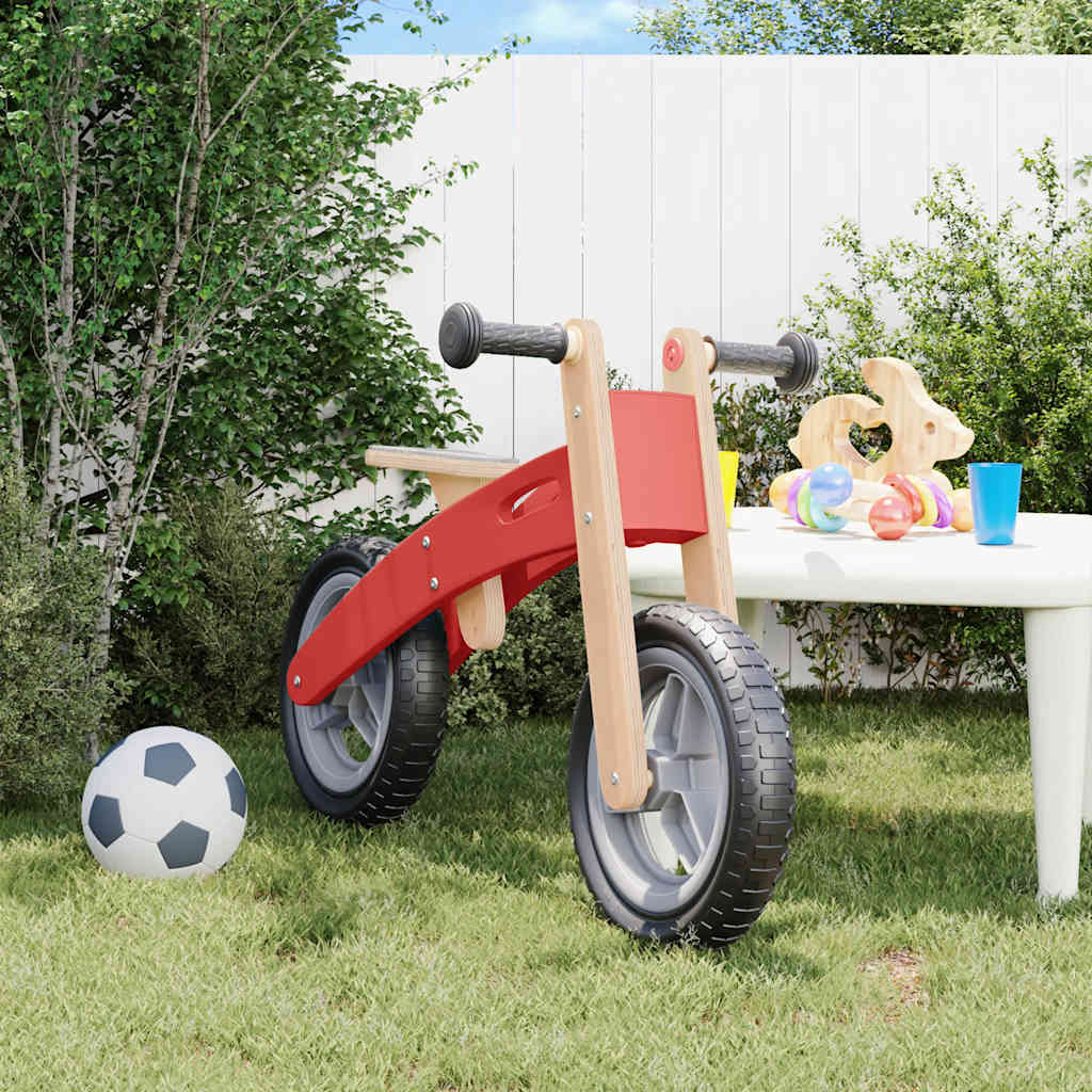 vidaXL Laufrad für Kinder Rot