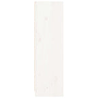 vidaXL Bücherregal Weiß 70x33x110 cm Massivholz Kiefer