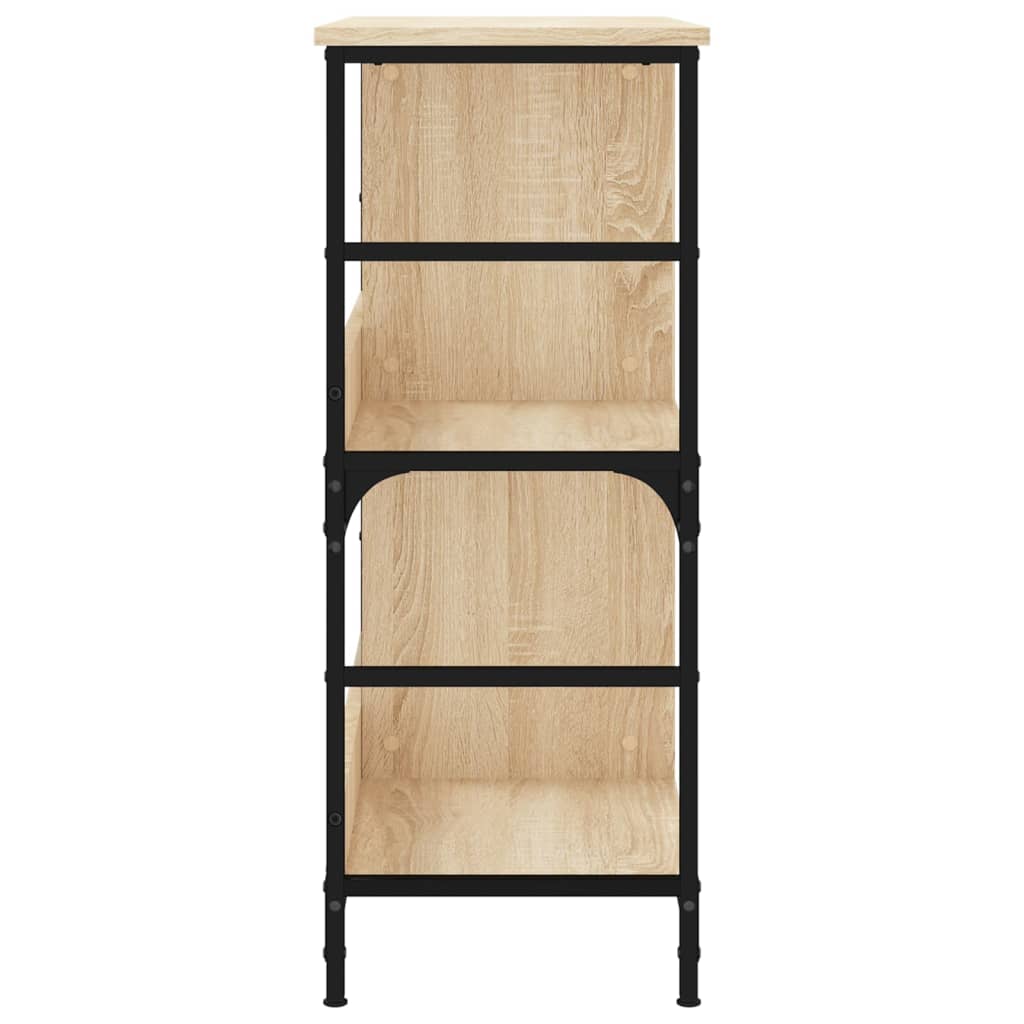 vidaXL Bücherregal Sonoma-Eiche 78,5x33x82 cm Holzwerkstoff