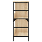 vidaXL Bücherregal Sonoma-Eiche 78,5x33x82 cm Holzwerkstoff