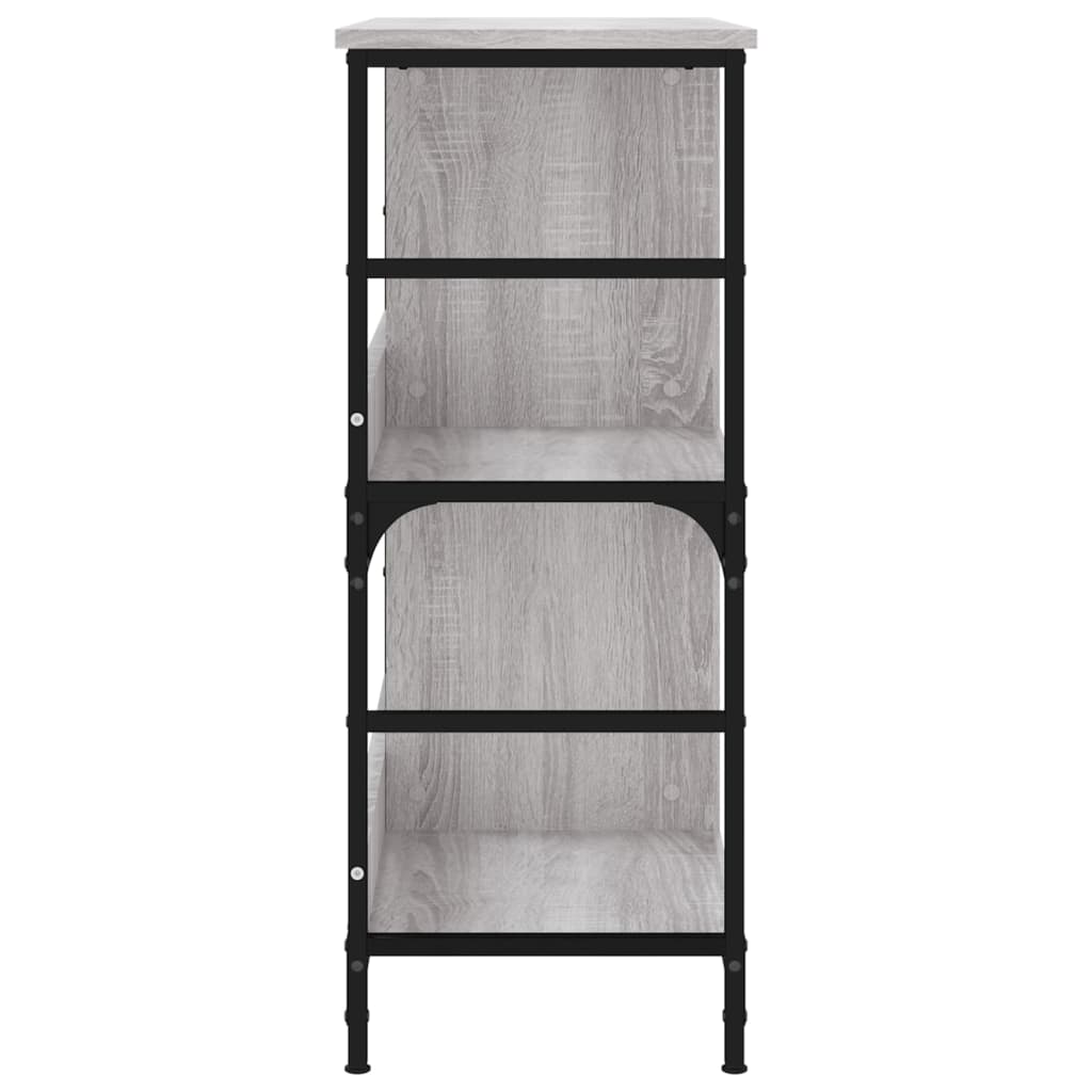 vidaXL Bücherregal Grau Sonoma 78,5x33x82 cm Holzwerkstoff