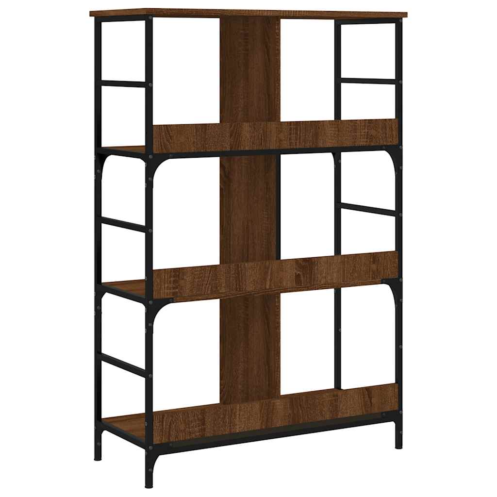 vidaXL Bücherregal Braun Eichen-Optik 78,5x33x117,5 cm Holzwerkstoff
