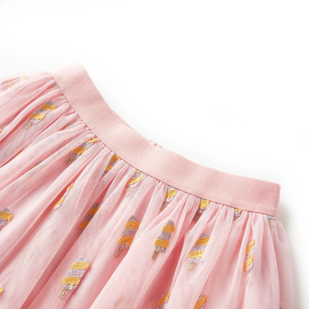 Kinderrock mit Tüll Hellrosa 140