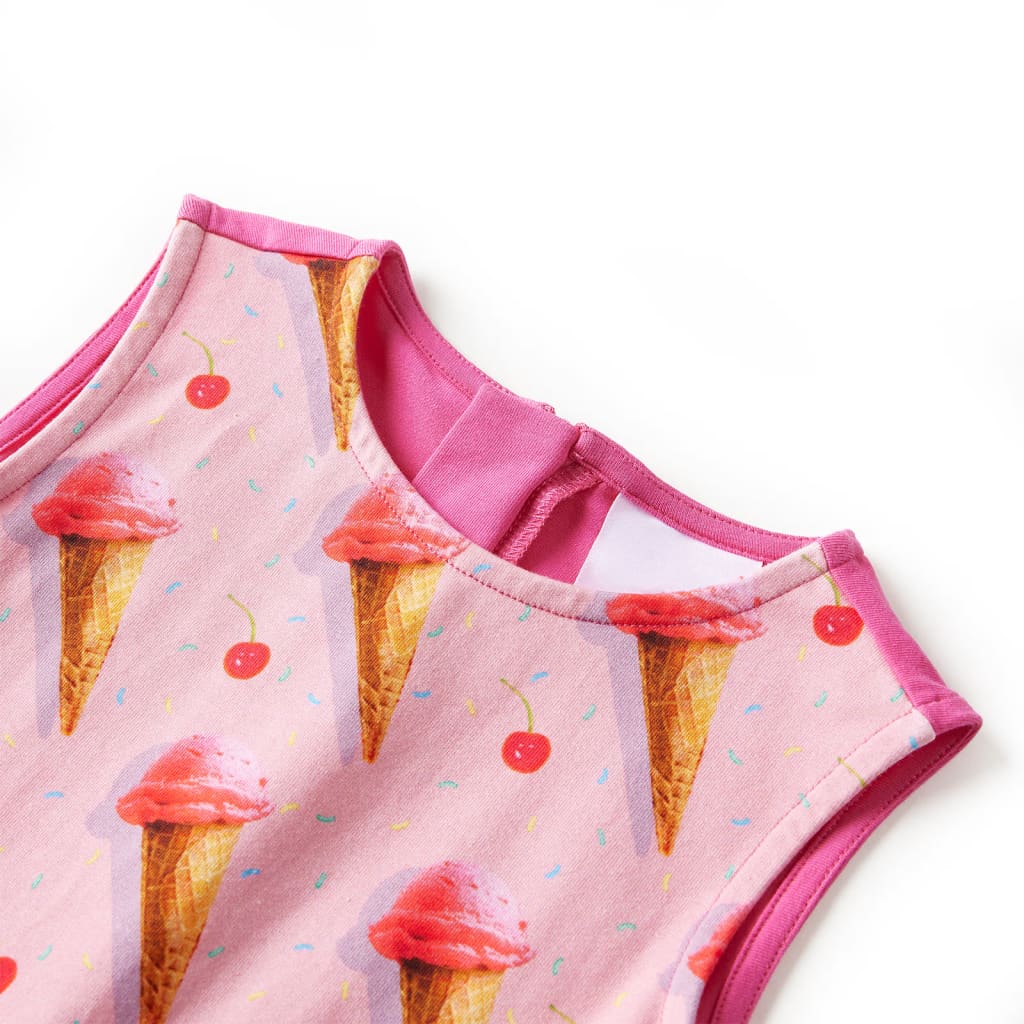 Kinderkleid Knallrosa 128