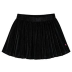 Kinder-Faltenrock mit Lurex Schwarz 116