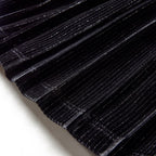 Kinder-Faltenrock mit Lurex Schwarz 116