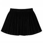 Kinder-Faltenrock mit Lurex Schwarz 128