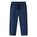 Kinderhose mit Schwarzen Zierleisten Marineblau 104