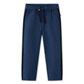 Kinderhose mit Schwarzen Zierleisten Marineblau 128